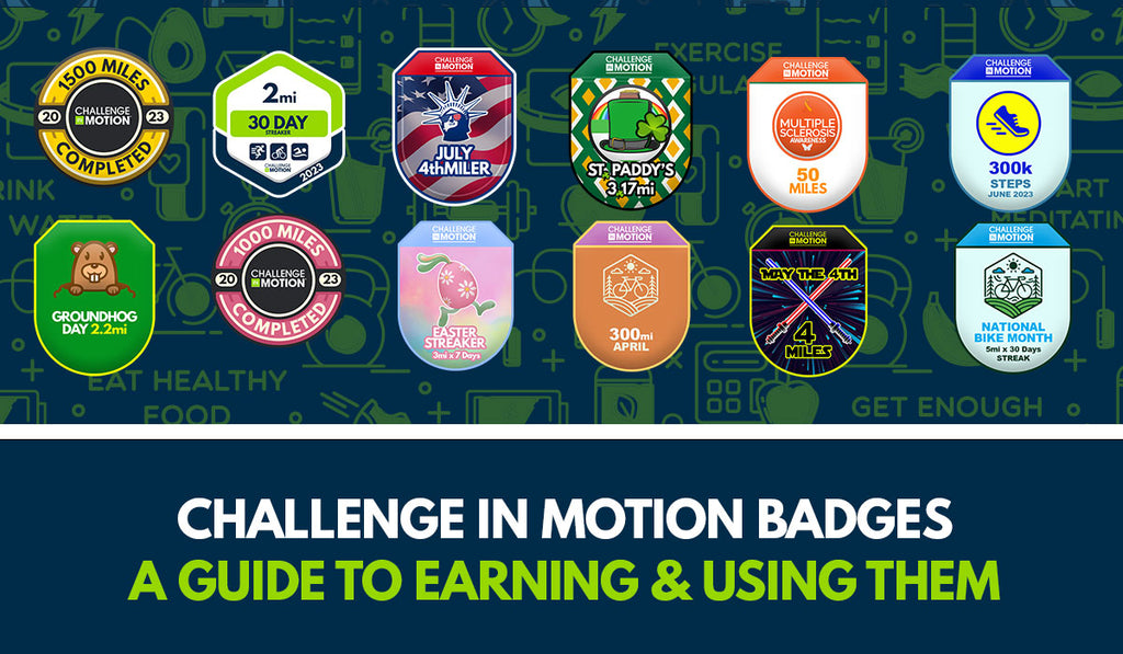 Challenge in Motion Badges - A Guide to Earn and Use Them