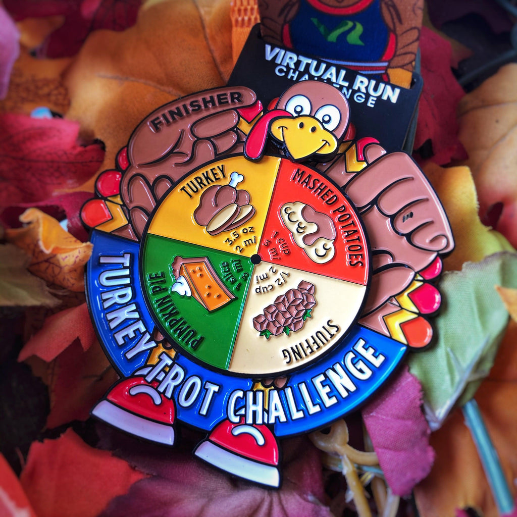 Original Virtual Turkey Trot Challenge Multi Distance Finisher Medal