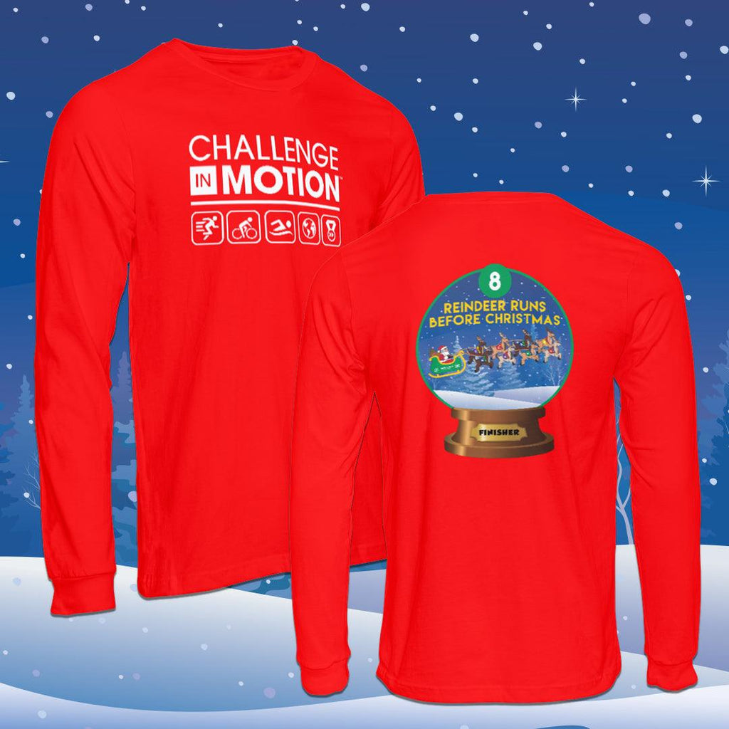 Santa's 8 Reindeer Challenge Finisher Shirt